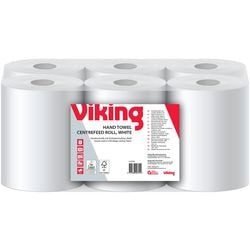 Viking Handtuchrolle 2-lagig weiß 6 Rollen