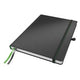 Leitz komplettes Notizbuch A4 liniert – mit Hardcover – Schwarz