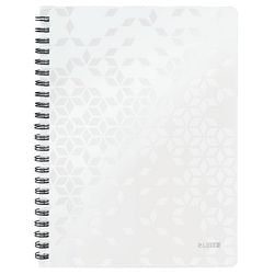 Vorlesungsblock Leitz Wow A4 kariert Softcover perforiert weiß