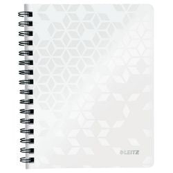 Vorlesungsblock Leitz Wow A5 kariert Softcover perforiert weiß