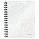 Vorlesungsblock Leitz Wow A5 kariert Softcover perforiert weiß