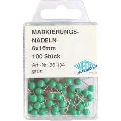 Kartenpins wedo Metall grün