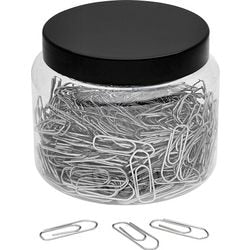 Büroklammern Wedo Metall 65 mm Silber
