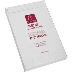 Nachfüllpackung für FAF Schreibtischunterlage Exacompta 12514e Pads FAF Uni