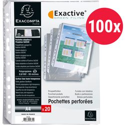 Taschen anzeigen Exacompta 5834e transparent A4