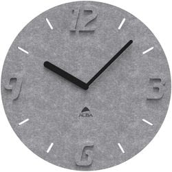 Wanduhr Alba Horpet G grau