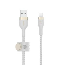 Belkin oplaadkabel caa010bt3mwh wit usb-a male naar apple lightning