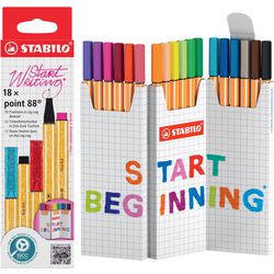 Stabilo Punkt 88 Schreibtischset Beginnen Sie mit 18 Teilen beginnen