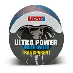 Tesa 1073973 – Ultra Power unter Wasser 1,5 m x 50 mm transparent | 3 Stück