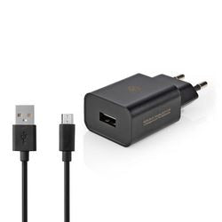 Ladegerät Nedis wcham213abk schwarz