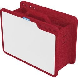 Zubehörhalter für Whiteboard-Spielzimmer, rote Kappe (Polyethylenterephthalat)