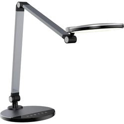Schreibtischlampe mit Paperflow-LED-Chuck, schwarz, Netzanschluss, 454 x 100 x 433 mm