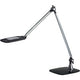 Schreibtischlampe mit Paperflow-LED, silberfarben, schwarz, Netzanschluss, 475 x 170 x 530 mm