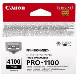 Tintenpatrone Canon PFI-4100MBK mattschwarz Original