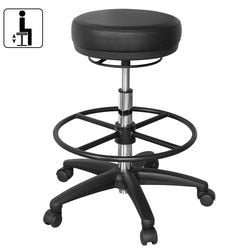 Amstyle Hocker schwarz 500 (B) x 500 (T) x 880 (H) mm