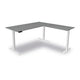 Sitz-Steh-Schreibtisch Kerkmann Move 3 L-Form Graphit