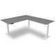 Sitz-Steh-Schreibtisch Kerkmann Move 3 L-Form Graphit