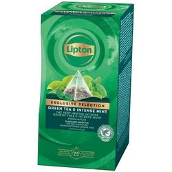 Grüner Tee Lipton 8720608020201 exklusive Auswahl 25 Portionen