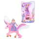 Traumpferd Einhorn Pegasus mit Teenagerpuppe