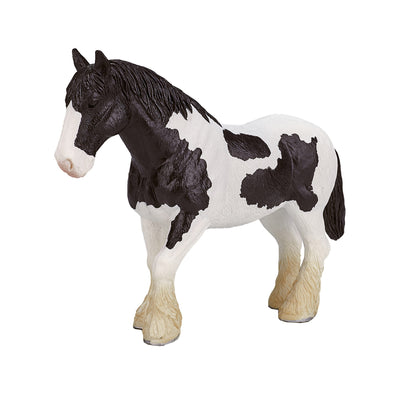 Mojo Horse World Clydesdale Pferd Schwarz und Weiß 387085