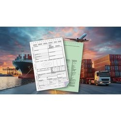 CMR-Frachtbrief Sigel 50 Blatt perforiert