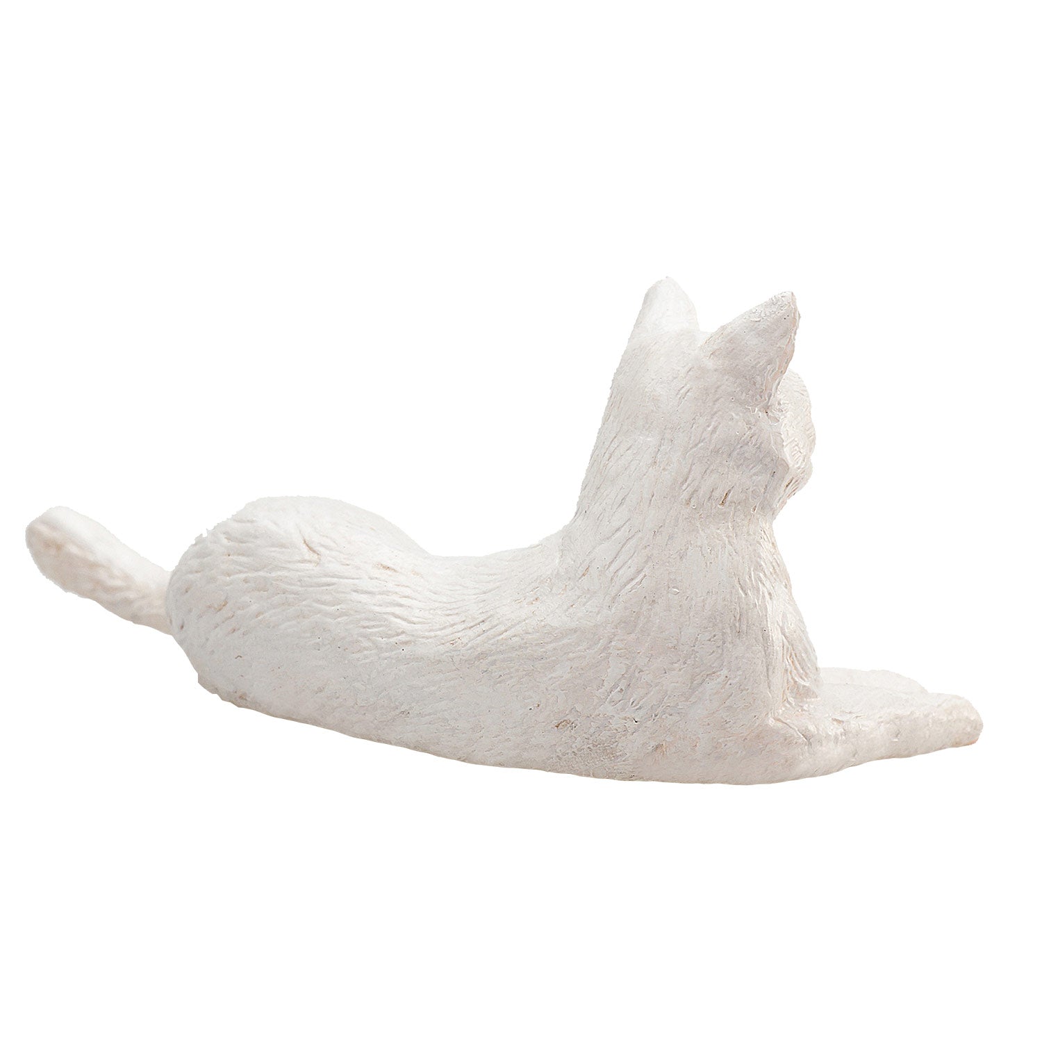 Mojo Ackerland liegt Katze weiß 387368