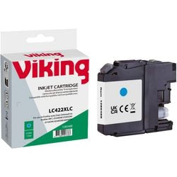 Tintenpatrone Viking LC-422XLC kompatibel Cyan
