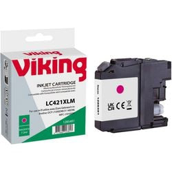 Tintenpatrone Viking LC-421XLM kompatibel Magenta