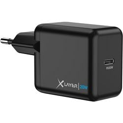 Wandladegerät xlayer 20 W schwarz