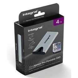 SSD integriert 4 TB USB 3.2 (Gen 2) Silber
