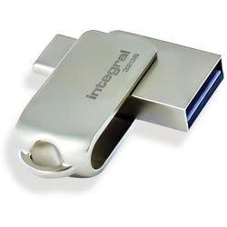 Integrierter USB-Stick 32 GB Metall Dual USB-C und USB 3.0 – 9500280