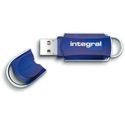 USB-Stick integriert 64 GB USB Typ-A blau, silber