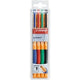 Stabilo Pointvisco – Tintenroller – Gel-Tinte – mittel 0,5 mm – Etui mit 4 Farben