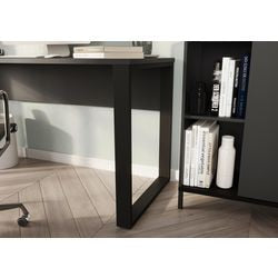 Bureau Germania Rovigo rechteckig Graphit 600 mm (T) x 740 mm (H) Spanplatte