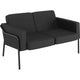 Zweisitzer-Sofa Medso Classic c2medlclsx1015 anthrazit