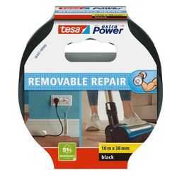Tesa 1006595 - XP Eco Rep schwarz 10mx38mm | 8 Stück
