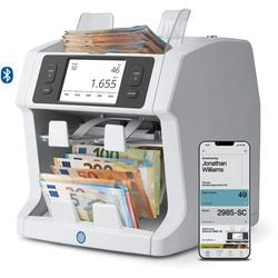 Banknotenzählmaschine Safescan mit Falschgelddetektor 112-0754 grau