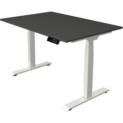 Sitz-Steh-Schreibtisch Kerkmann move 1 stabil graphit, weiß 1270 mm x 1200 mm