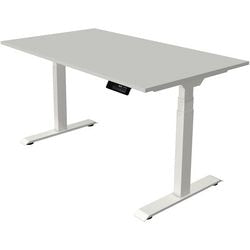 Sitz-Steh-Schreibtisch Kerkmann Move 1 stabil grau, weiß 1270 mm x 1400 mm
