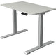 Sitz-Steh-Schreibtisch Kerkmann Move 1 stabil grau, silber 1270 mm x 1000 mm