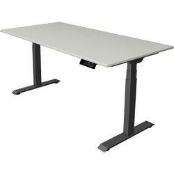 Sitz-Steh-Schreibtisch Kerkmann Move 1 stabil grau 1270 mm x 1600 mm