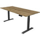Sitz-Steh-Schreibtisch Kerkmann Move 1 stabil braun, grau 1270 mm x 1800 mm