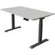 Sitz-Steh-Schreibtisch Kerkmann Move 1 stabil grau 1270 mm x 1400 mm