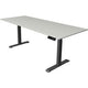 Sitz-Steh-Schreibtisch Kerkmann Move 1 stabil grau 1270 mm x 2000 mm