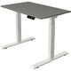 Sitz-Steh-Schreibtisch Kerkmann move 1 stabil graphit, weiß 1270 mm x 1000 mm
