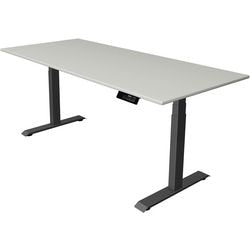 Sitz-Steh-Schreibtisch Kerkmann Move 1 stabil grau 1270 mm x 1800 mm