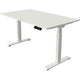 Sitz-Steh-Schreibtisch Kerkmann Move 1 stabil weiß 1270 mm x 1400 mm