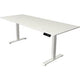 Sitz-Steh-Schreibtisch Kerkmann Move 1 stabil weiß 1270 mm x 2000 mm
