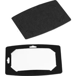 Namensschild langlebig schwarz 1 mm x 111 mm x 78 mm