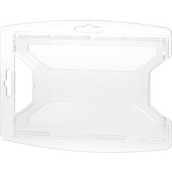Sicherheitskartenhalter, langlebig, transparent, 6,4 mm x 100 mm x 74 mm